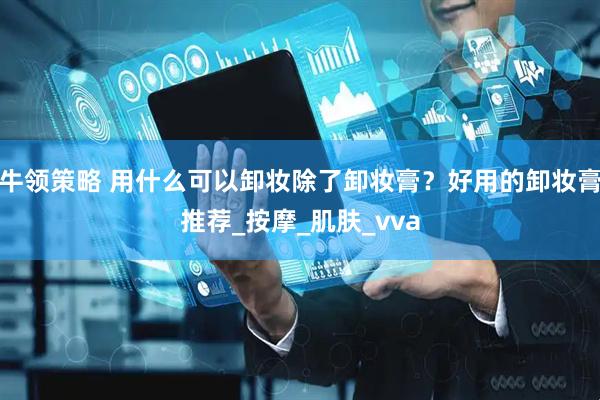 牛领策略 用什么可以卸妆除了卸妆膏？好用的卸妆膏推荐_按摩_肌肤_vva